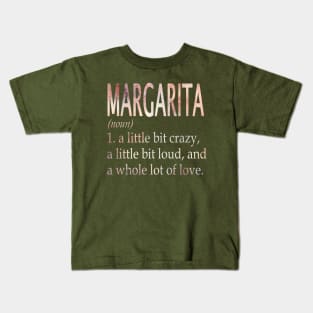 Margarita Girl Name Definition Kids T-Shirt